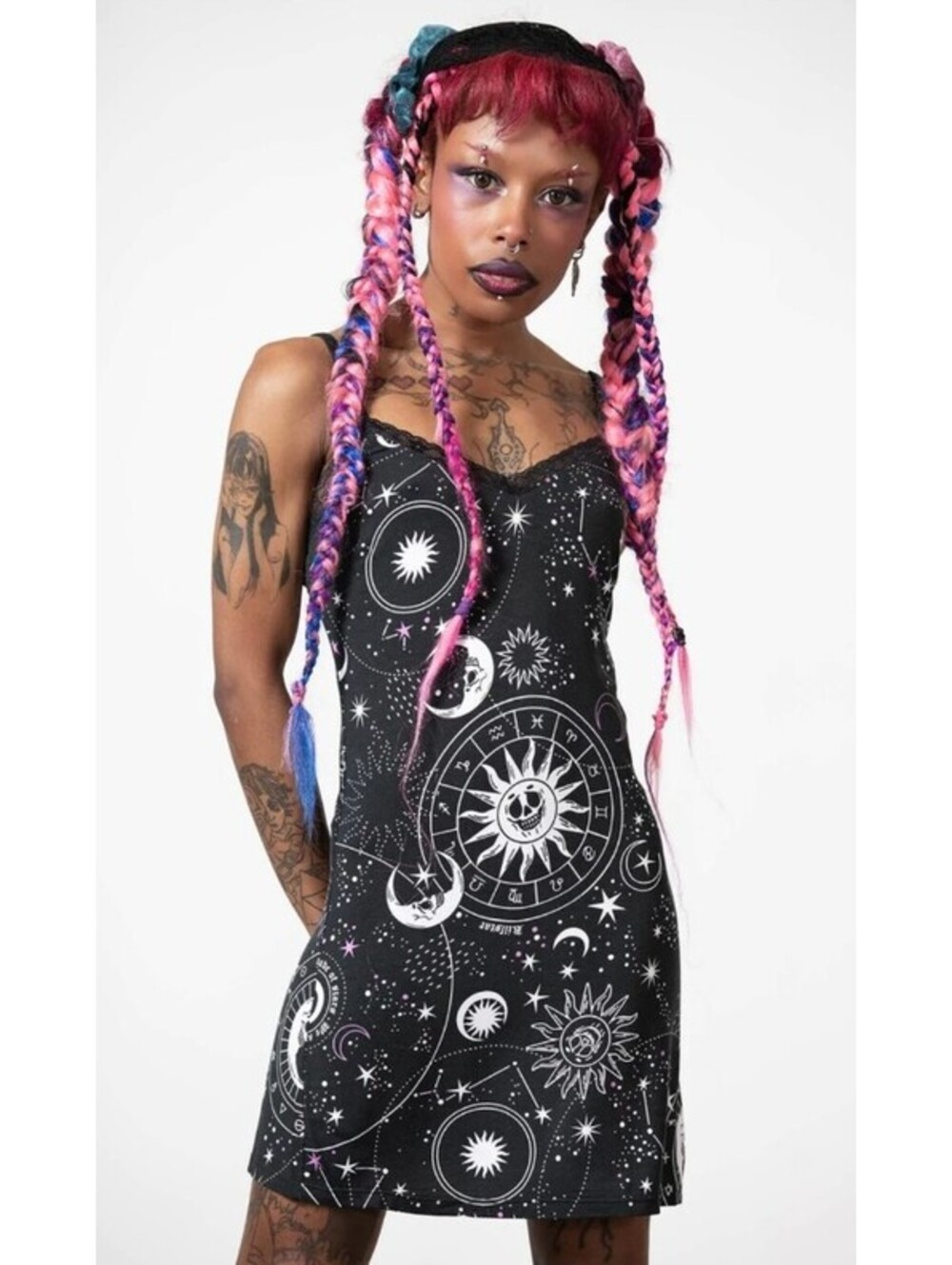 Killstar Astral Lace Cami Dress Women's Size XS NEW With Tags
